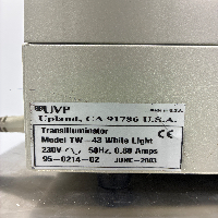 UVP TW-43 White Light Transilluminator Imagers and Scanners image 2